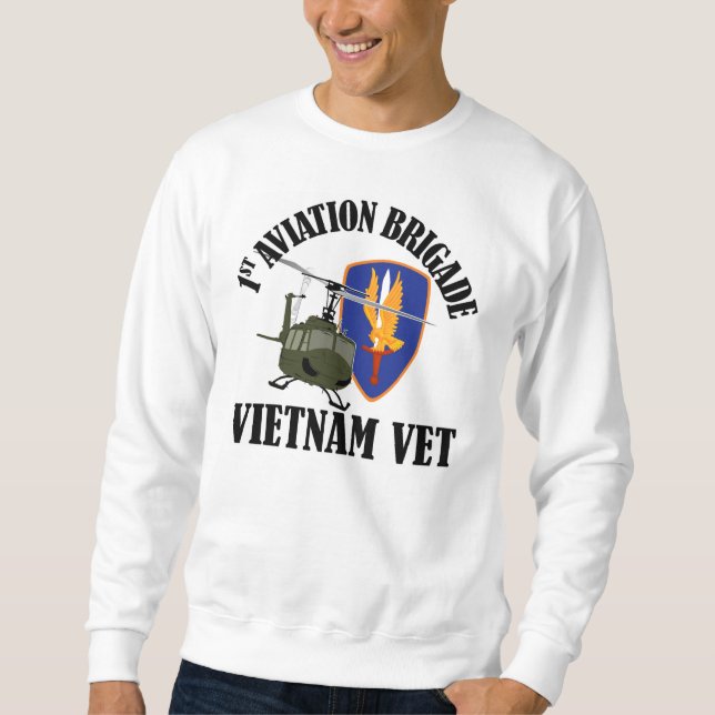 Vietnam-Tierarzt - 1. AVNBDE UH-1 Sweatshirt (Vorderseite)