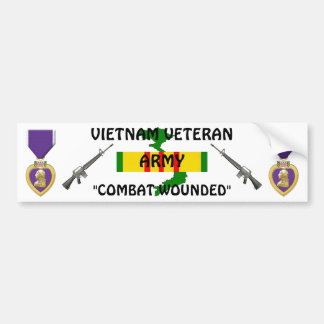 VIETNAM-VET-Kampf verwundet Autoaufkleber