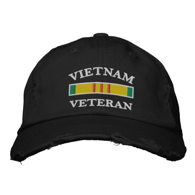 Vietnam Veteran bestickt Bestickte Baseballkappe (Vorderseite)