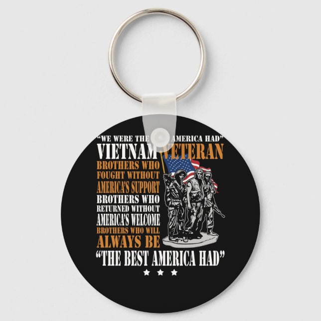 Vietnam Veteran Das beste Amerika hatte stolz auf  Schlüsselanhänger (Vorderseite)