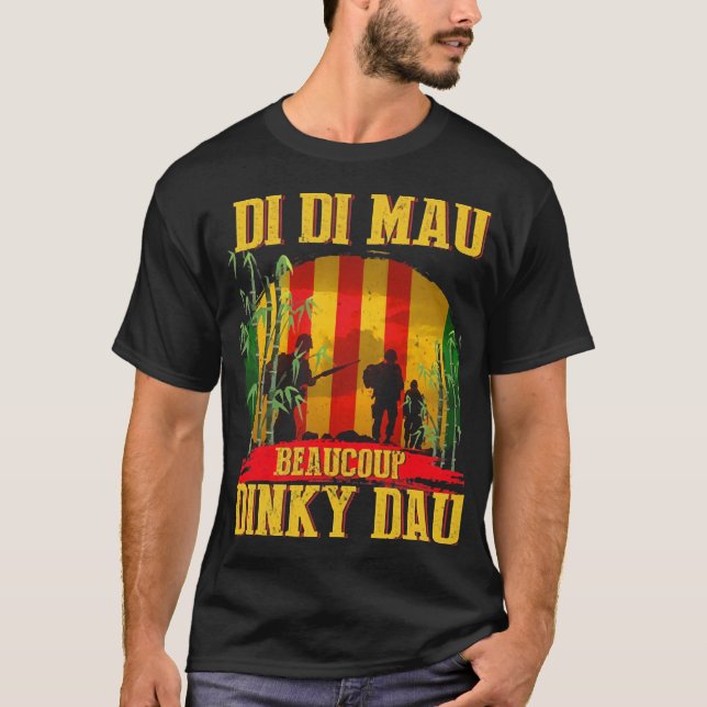VIETNAM VETERAN DI MAU T-Shirt (Vorderseite)
