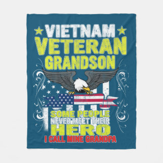 Vietnam Veteran Enkel Fleecedecke