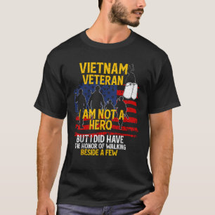 Vietnam Veteran I bin kein Held Veteran Memorial D T-Shirt