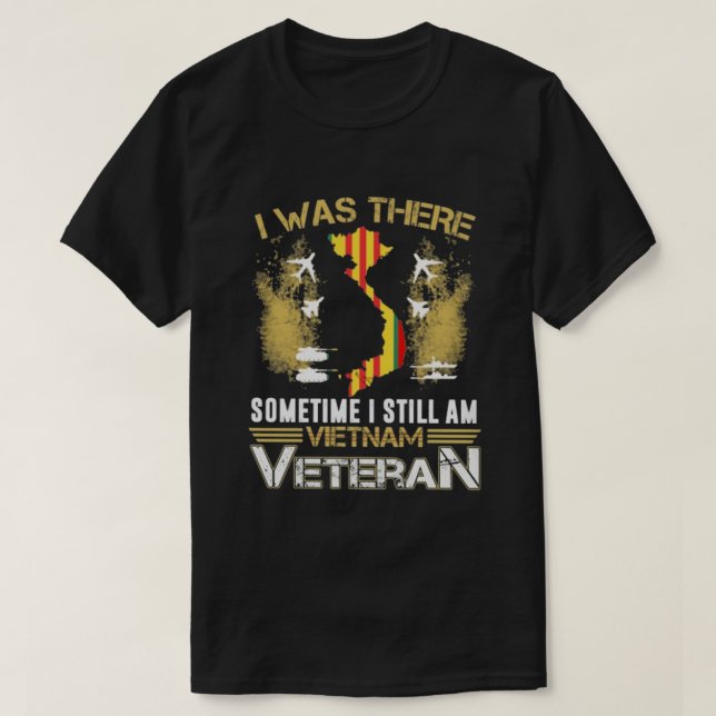 VIETNAM VETERAN I WAR DA T-Shirt (Design vorne)