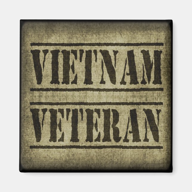 Vietnam - Veteran Militär Magnet (Vorne)