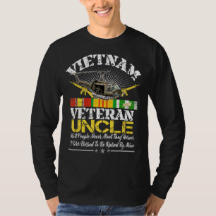 Vietnam Veteran Onkel, der von meinem Helden-Milit T-Shirt