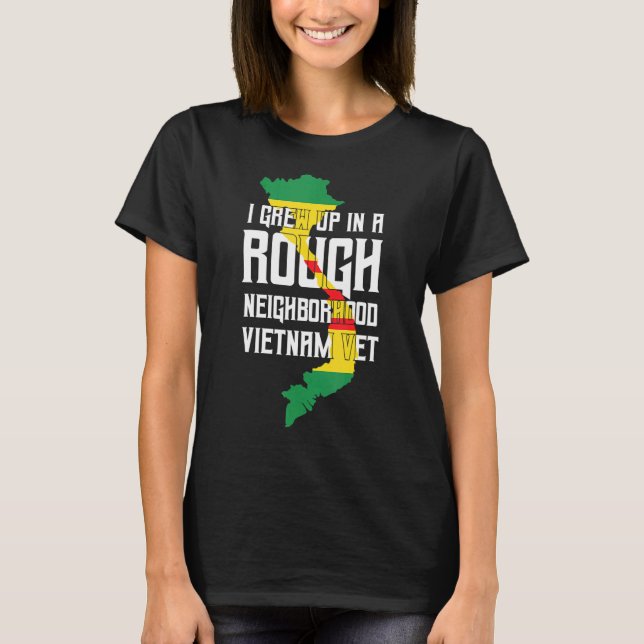 Vietnam Veteran Patriotic Combat Soldier T-Shirt (Vorderseite)