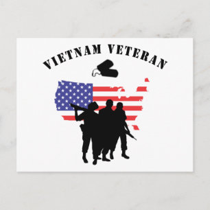 Vietnam Veteran Postkarte
