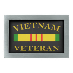 Vietnam Veteran Rechteckige Gürtelschnalle