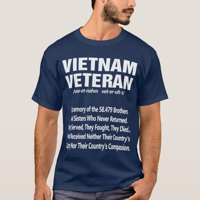 VietNam Veteran T-Shirt (Vorderseite)