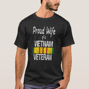 Vietnam Veteran T Shirt Proud Ehefrau eines Vietna