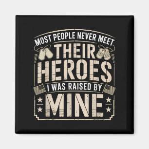 Vietnam Veteran Tochter Raised Eagle Abzeichen Mei Magnet