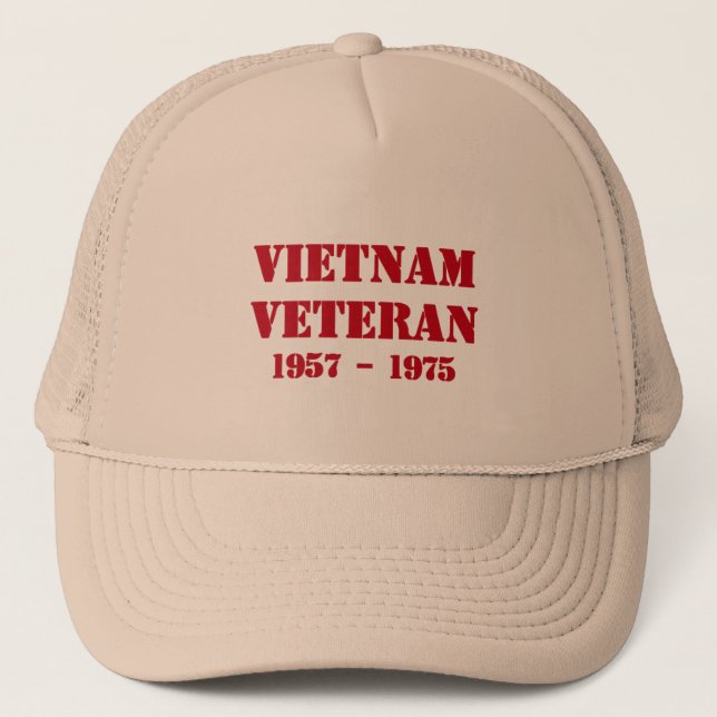 Vietnam-Veteran Truckerkappe (Vorderseite)