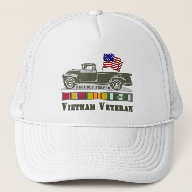 Vietnam Veteran Truckerkappe (Vorderseite)