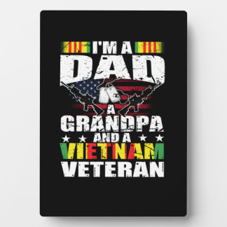 Vietnam Veteran Vater Fotoplatte