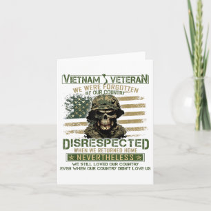 Vietnam Veteran vergessen von unserem Land, Vietna Karte