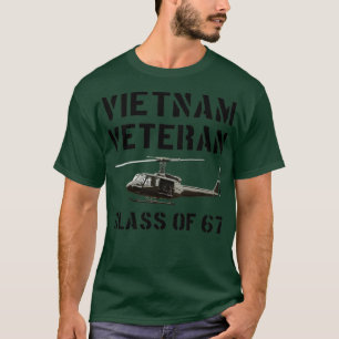 Vietnam Veteran Vietnam Veteran Huey Helicopter vo T-Shirt