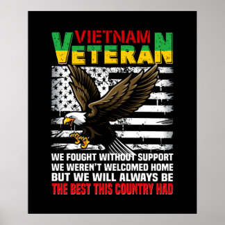 Vietnam Veteran werden wir immer die Besten dieses Poster