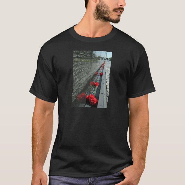 Vietnam-Veterane Denkmal-Wand T-Shirt (Vorderseite)