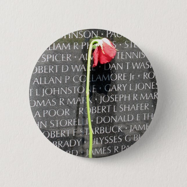 Vietnam-Veterane Erinnerungs Button (Vorderseite)