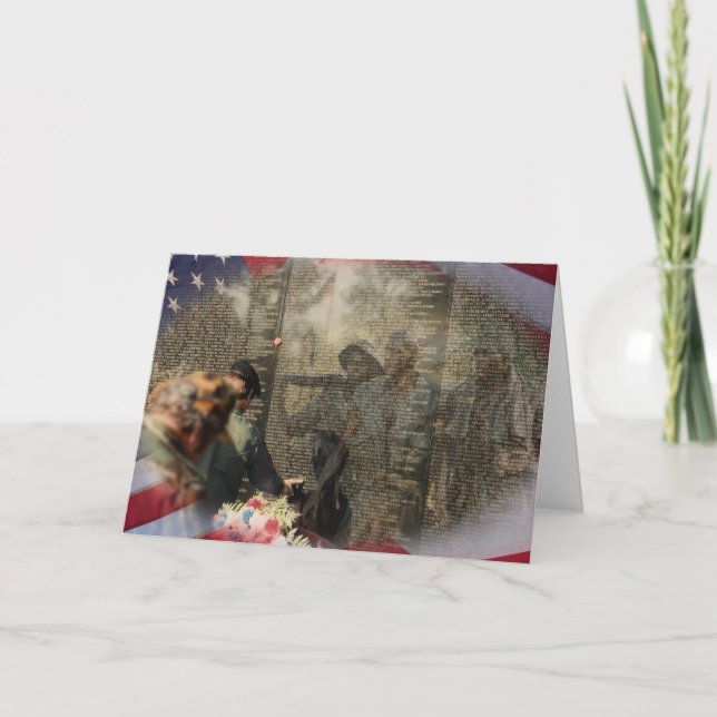 Vietnam-Veterane Erinnerungs Karte (Vorderseite)