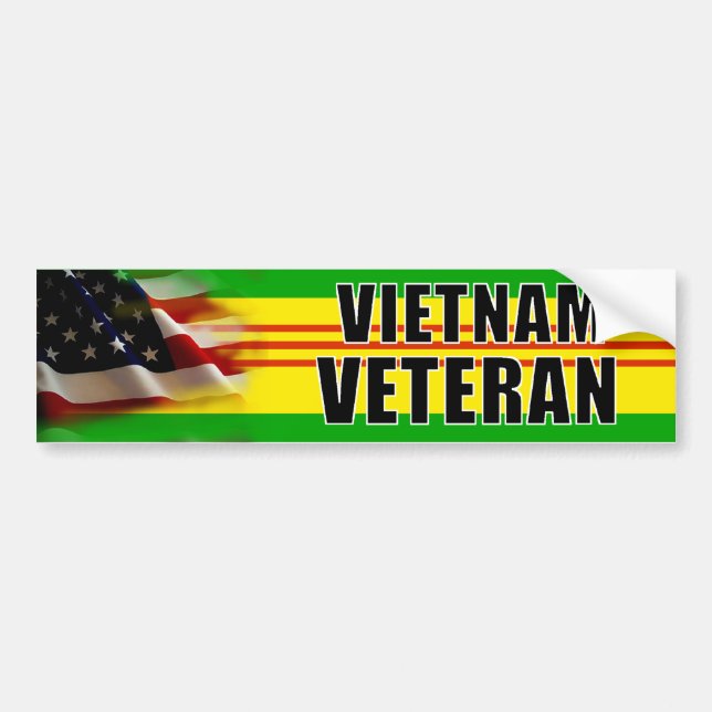 Vietnam-Veteranen-Autoaufkleber Autoaufkleber (Vorne)