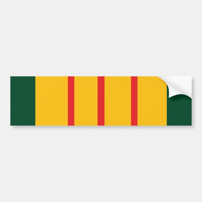 Vietnam-Veteranen-Flagge Autoaufkleber (Vorne)