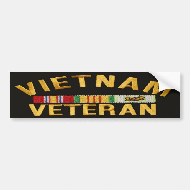 VIETNAM-VETERANEN-FLECKEN-Autoaufkleber Autoaufkleber (Vorne)