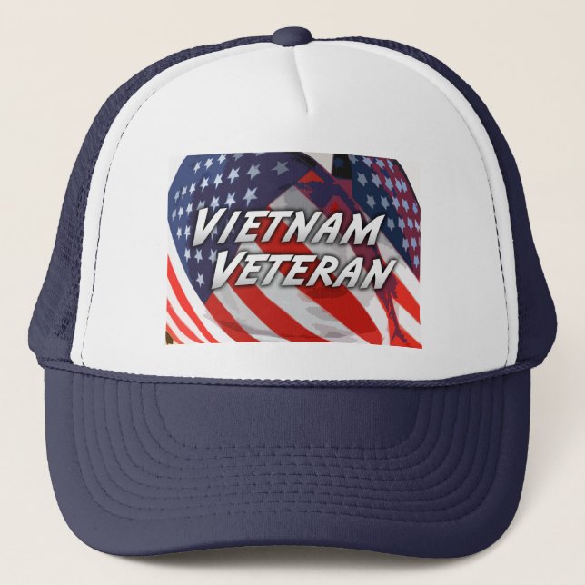 Vietnam-Veteranen-Hut Truckerkappe (Vorderseite)