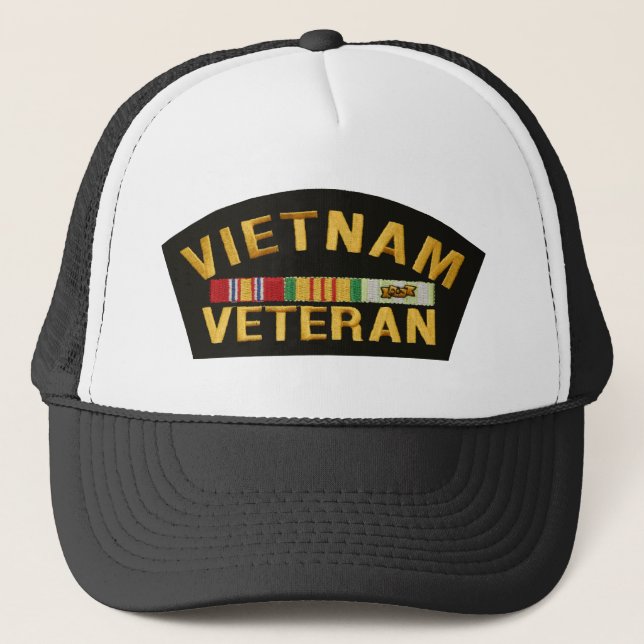 VIETNAM-VETERANEN-HÜTE TRUCKERKAPPE (Vorderseite)