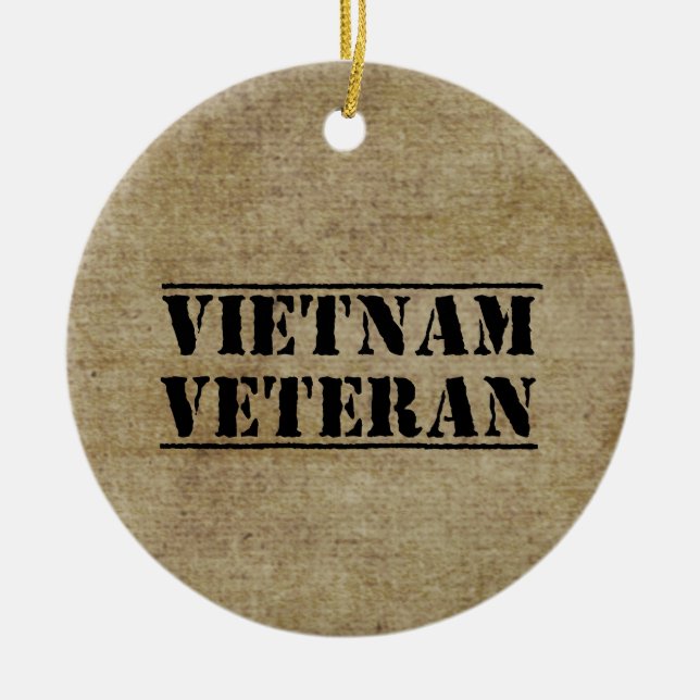 Vietnam-Veteranen-Militär Keramikornament (Vorne)