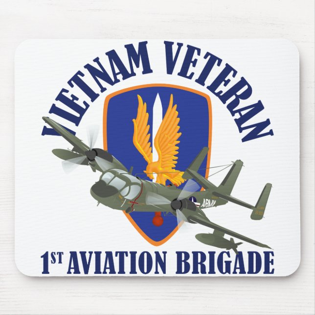 Vietnam-Veteranen-Mohikaner Mousepad (Vorne)