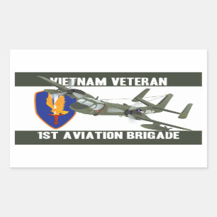 Vietnam-Veteranen-Mohikaner Rechteckiger Aufkleber