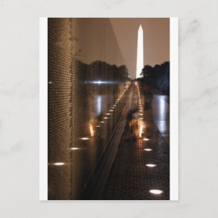 Vietnam Veterans Memorial Wall Foto Postkarte