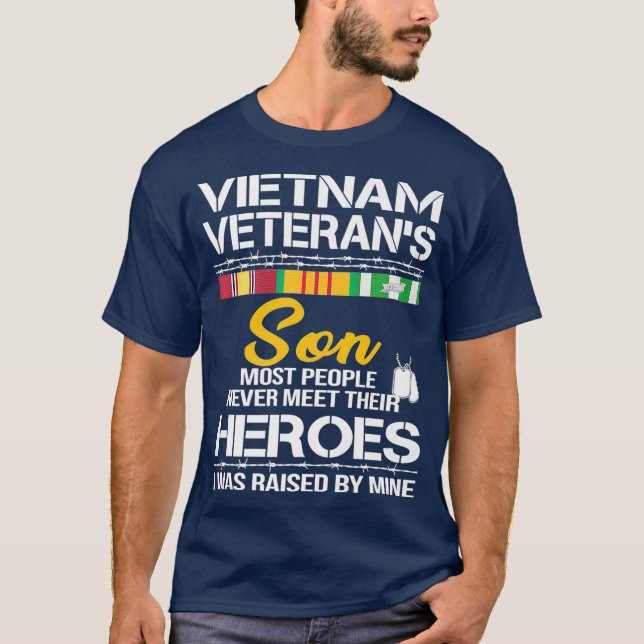 Vietnam Veterans Son   Vietnam Vet  Premium T-Shirt (Vorderseite)