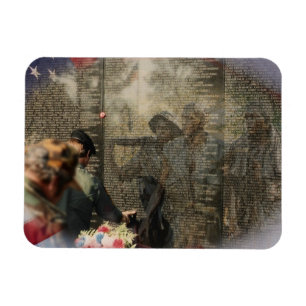 Vietnam Veterans Tribut Magnet
