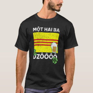 Vietnam Viet St Patricks Day Mot Hai Ba Dzo Cheers T-Shirt