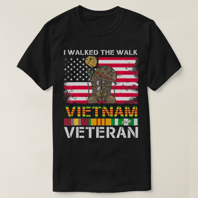 Vietnam War Vietnam Veteran T-Shirt Gift Us Vete (Design vorne)