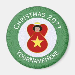 Vietnamese Engel Weihnachtsflagge Personalisiert  Magnet