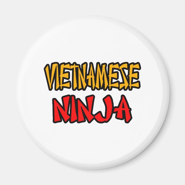 Vietnamese Ninja Magnet (Vorne)