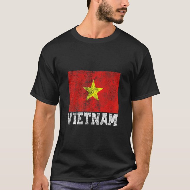Vietnamesisch Flaggen Pride Roots Country Family T-Shirt (Vorderseite)