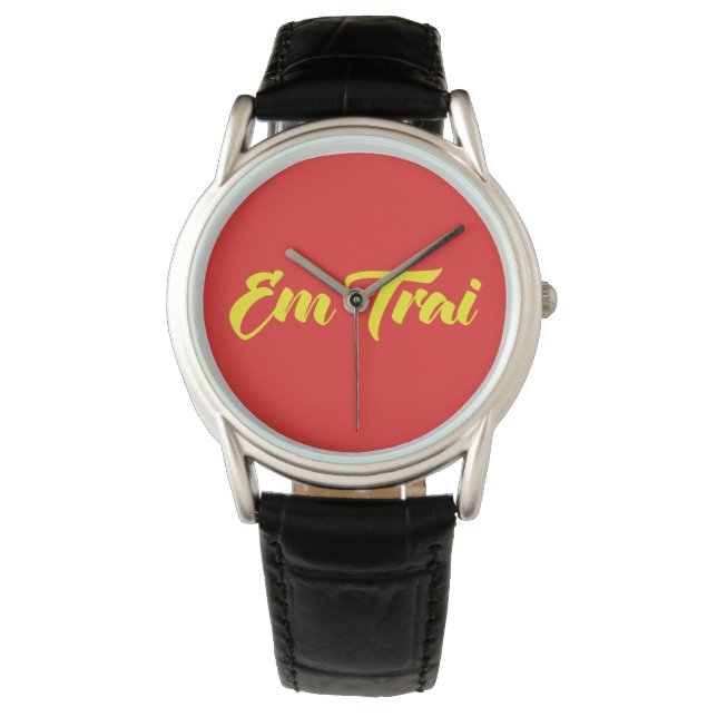 Vietnamesisch (jung) Bruder - Em Trai ~ Tietet Viv Armbanduhr (Vorderseite)