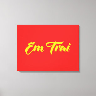 Vietnamesisch (jung) Bruder - Em Trai ~ Tietet Viv Leinwanddruck