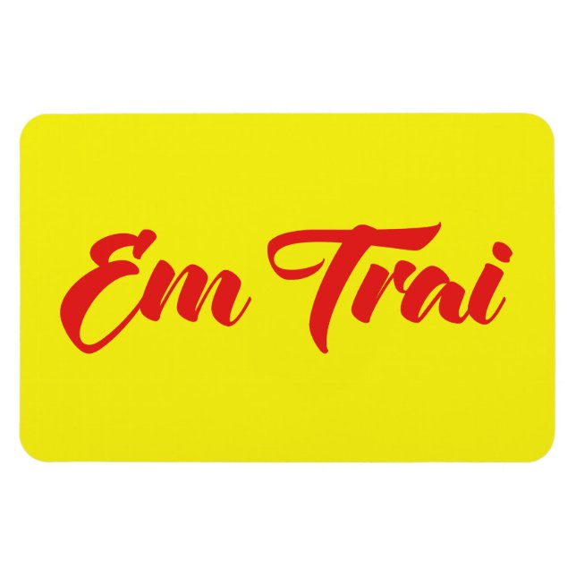 Vietnamesisch (jung) Bruder - Em Trai ~ Tietet Viv Magnet (Horizontal)