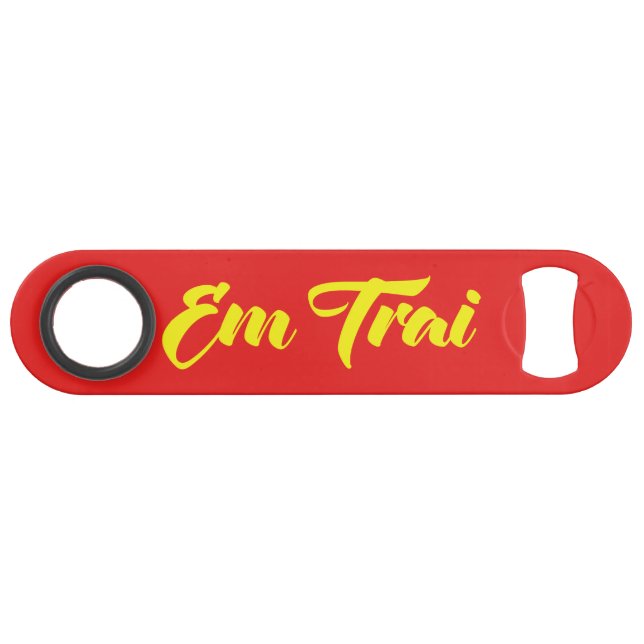 Vietnamesisch (jung) Bruder - Em Trai ~ Tietet Viv Speedflaschenöffner (Vorderseite (Horizontal))