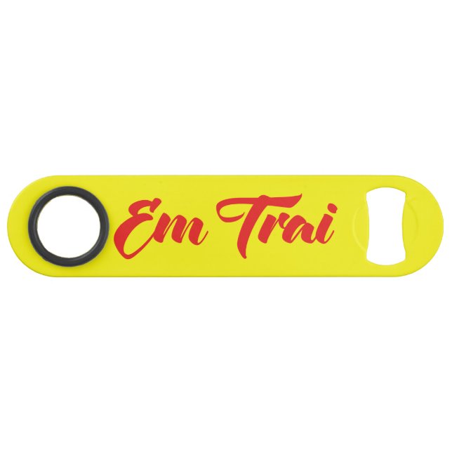 Vietnamesisch (jung) Bruder - Em Trai ~ Tietet Viv Speedflaschenöffner (Vorderseite (Horizontal))