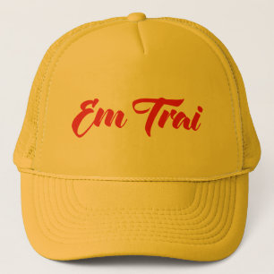 Vietnamesisch (jung) Bruder - Em Trai ~ Tietet Viv Truckerkappe