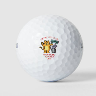 Vietnamesisch Lunar New Year - Chuc Mung Nam Moi 2 Golfball