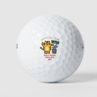 Vietnamesisch Lunar New Year - Chuc Mung Nam Moi 2 Golfball