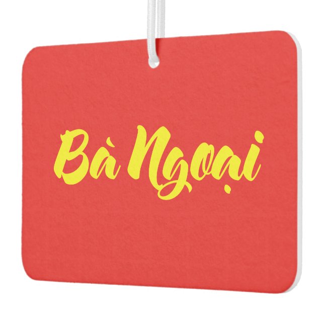 Vietnamesisch (mütterlich) Großmutter - Bà Ngoi Autolufterfrischer (Links)